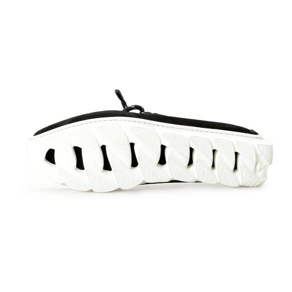 Versace Men\'s Black Suede Leather Slip On Loafers Moccasins Shoes US 10 IT 43 main image 6